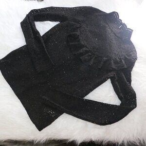 Arizona Jean Co. Ruffle Lace Blouse – NWOT